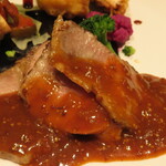 肉菜ダイニング 五色 - ローストポーク　オニオンマスタードソース 