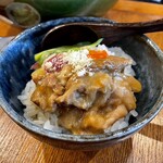 かもにかす - ・黒毛和牛のお肉をご飯にオンしてセルフミニ丼