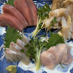 大貫 - まぐろ　大トロ　鯛　つぶ貝　　byまみこまみこ