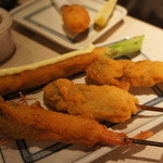 串揚げ×おばちゃん割烹 経堂 ただいま - 串揚げ手が込んでます
