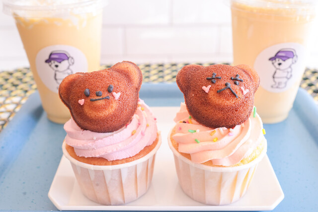 可愛いくまさんスイーツのくまのフィナンシェカップケーキ！！』by