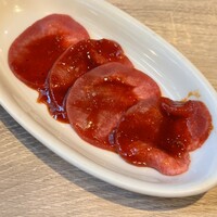 うしごろバンビーナ 渋谷店 - 牛タン＆ハラミ焼肉セット
                    (タン先 味噌)