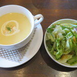 カフェレストラン アンジュール -  その日の肉料理ランチ　1,100円(税込み)