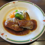 カフェレストラン アンジュール -  その日の肉料理ランチ　1,100円(税込み)