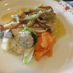 カフェレストラン アンジュール - その日の魚料理ランチ　1,100円(税込み)