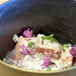 炭焼 おかげさん - 高坂鶏白肝刺し