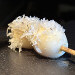 炭焼 おかげさん - 静岡産鶉玉カルボナーラ風