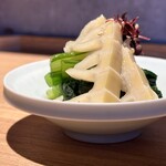 炭焼 おかげさん - 筍と小松菜のおひたし