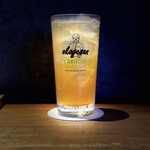 炭焼 おかげさん - 自家製ダージリン梅酒ソーダ割り