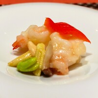 中国料理 桃李 - 大海老と旬の野菜の塩味炒め