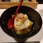 旬彩酒家 美々 - 椀物:自家製おぼろ豆腐