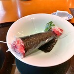 小松 弥助 - ネギトロ手巻き。