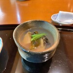 小松 弥助 - 蒸しアワビ。