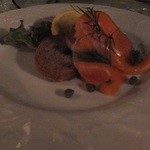 ザ テラス - 前菜/サーモン/ローストビーフのアメリカン・ディナーSポーション：4200円 