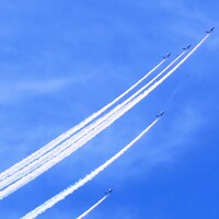 中国料理 桃李 - この日ブルーインパルスは仙台上空を飛行♬※撮影：トムキャット