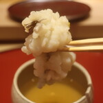 鮨 しみづ - 大分県産 鱧リフトアップ