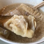 古民家ヌードゥル 黒揚羽森住 - 歯応えしっかり激うまワンタン