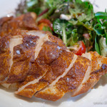 Royal Garden Cafe - ひな鶏のスパイシー焼き　ガーリックとヨーグルトのソース【2014年3月】
