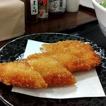 カレーうどん専科 祥 - 鶏背ささみフライ