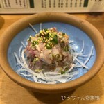 魚のうまい店 ひろちゃん - あじたたき（なめろう）