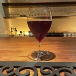 カモシヤ クスモト - 自家製コーラ^ ^ワインで割ってます♪