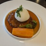 キッチン　ナカシマ - Aセットのハンバーグ(おろしのせをチョイス)