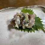 自由軒 - お通し：なめろう