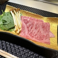 神戸牛 個室 ステーキ 吉祥 - ～小鍋～神戸牛サーロインのしゃぶしゃぶ