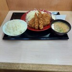 かつや - 海老、ヒレ、メンチカツ定食979円