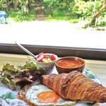 クマカフェ - 「おまかせモーニング」のメイン