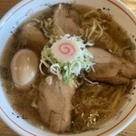 らーめん心繋 - 喜多方ラーメン味玉トッピング