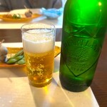 Bar×Kappou みかん - ビールはハートランド
      もう、これだけでセンスいいです