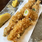 とんかつ 串揚げ 優膳 - アスパラ豚肉巻き