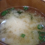 炭火焼鳥 おんどり - 味噌汁