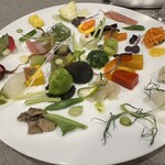月夕堂 - 凄まじい種類のお野菜プレート。一つ一つが完璧なクオリティです。