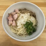 煮干ソバと米 今日の1番 - 