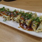 炭火焼鳥 おんどり - 長なすのつくねはさみ揚げ