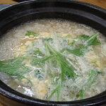 炭火焼鳥 おんどり - 〆の雑炊