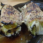 炭火焼鳥 おんどり - 豚巻レタスチーズ串