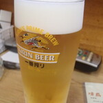 炭火焼鳥 おんどり - 生ビール