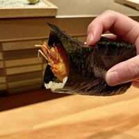 鮨トキドキ串 海老虎 - 天使の海老虎巻き