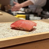 鮨トキドキ串 海老虎 - マグロ中トロ