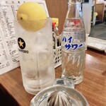 もつ焼き ばん - レモンサワー