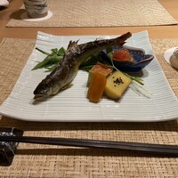 魚菜 基 - からすみやじゅんさいもあり、さつまいものレモン煮が佳作 魚菜 基 - からすみやじゅんさいもあり、さつまいものレモン煮が佳作