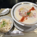 鯛白湯らーめん ○de▽ - 