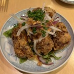 酒とおばんざい わのわ - 鶏の唐揚げ　油淋鶏風