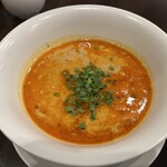 創作麺工房 鳴龍 - 担々つけ麺　つけ汁