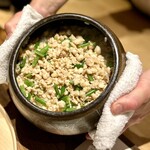 温石 - 杉山さんの鱧そぼろ、大好物です！