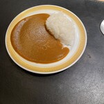 銀座 大石 - １３皿目のカレー；玉ねぎにんじんのポタージュスープのような物