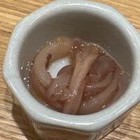 奥 - イカの塩辛　柚子仕立て